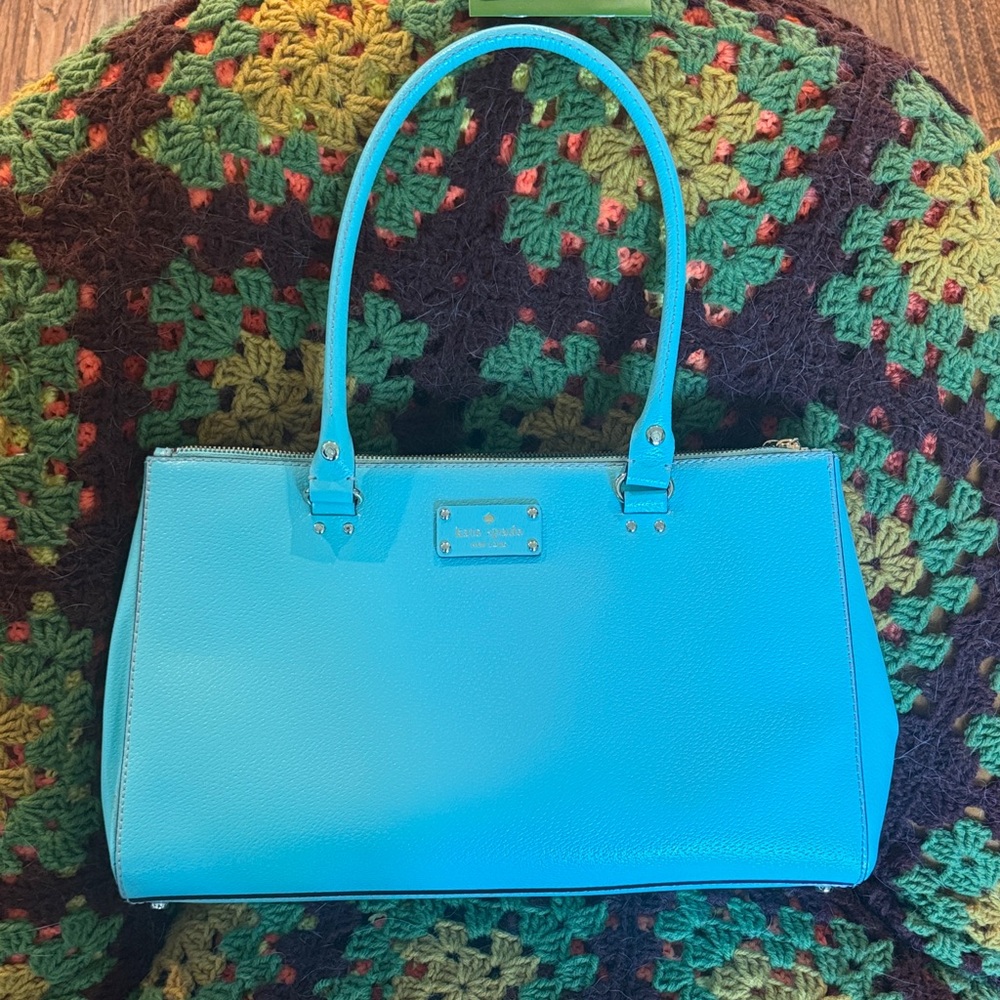 Kate Spade Vibrant Blue Shoulder Bag Wellesley Martine - color freshair